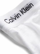 Calvin Klein Underwear - Three-Pack Low-Rise Stretch-Cotton Boxer Briefs - White