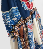 La DoubleJ Vesta printed silk maxi dress
