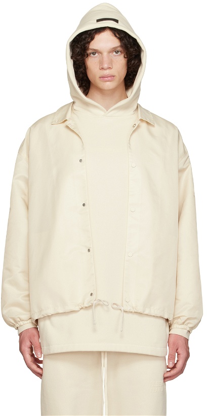 Photo: Essentials Off-White Nylon Jacket