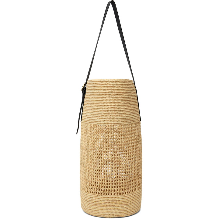 Photo: KHAITE Beige Billie Bucket Bag