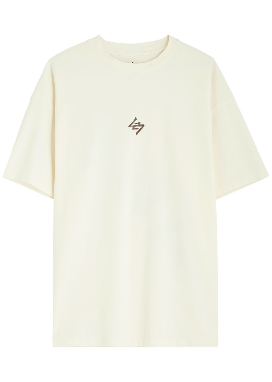 Represent 247 Motion Logo Stretch-cotton T-shirt White