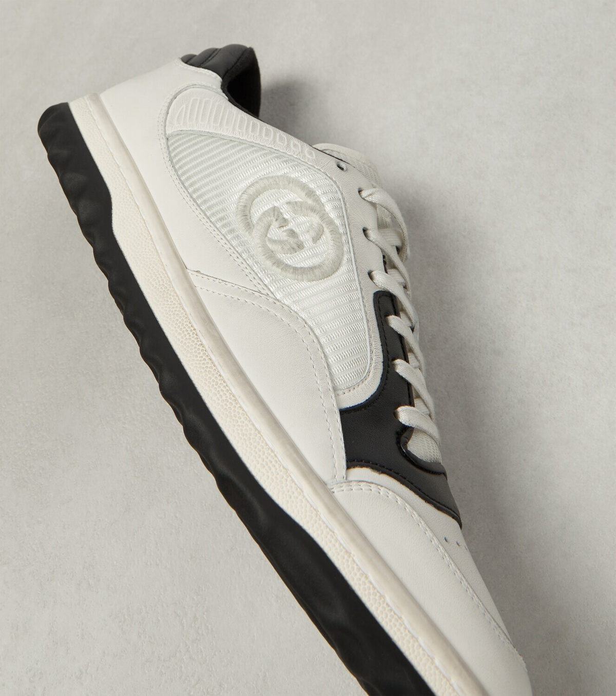 【送料込】GUCCI MAC80 スニーカーGロゴ Gucci MAC80 lace-up Sneakers | White | FARFETCH