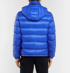 Moncler - Slim-Fit Quilted Shell Hooded Down Jacket - Blue