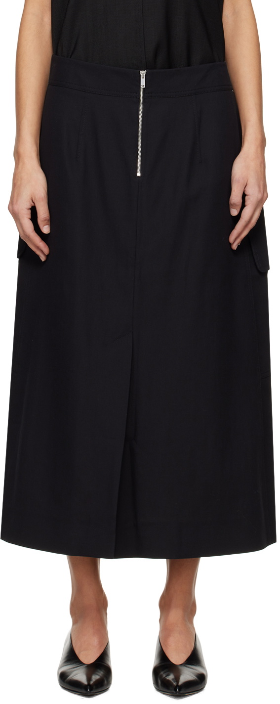 STUDIO NICHOLSON｜SKIRTS (TYRELL SKIRTS - BLACK (1344)) Tyrell Skirt in Black– Studio Nicholson