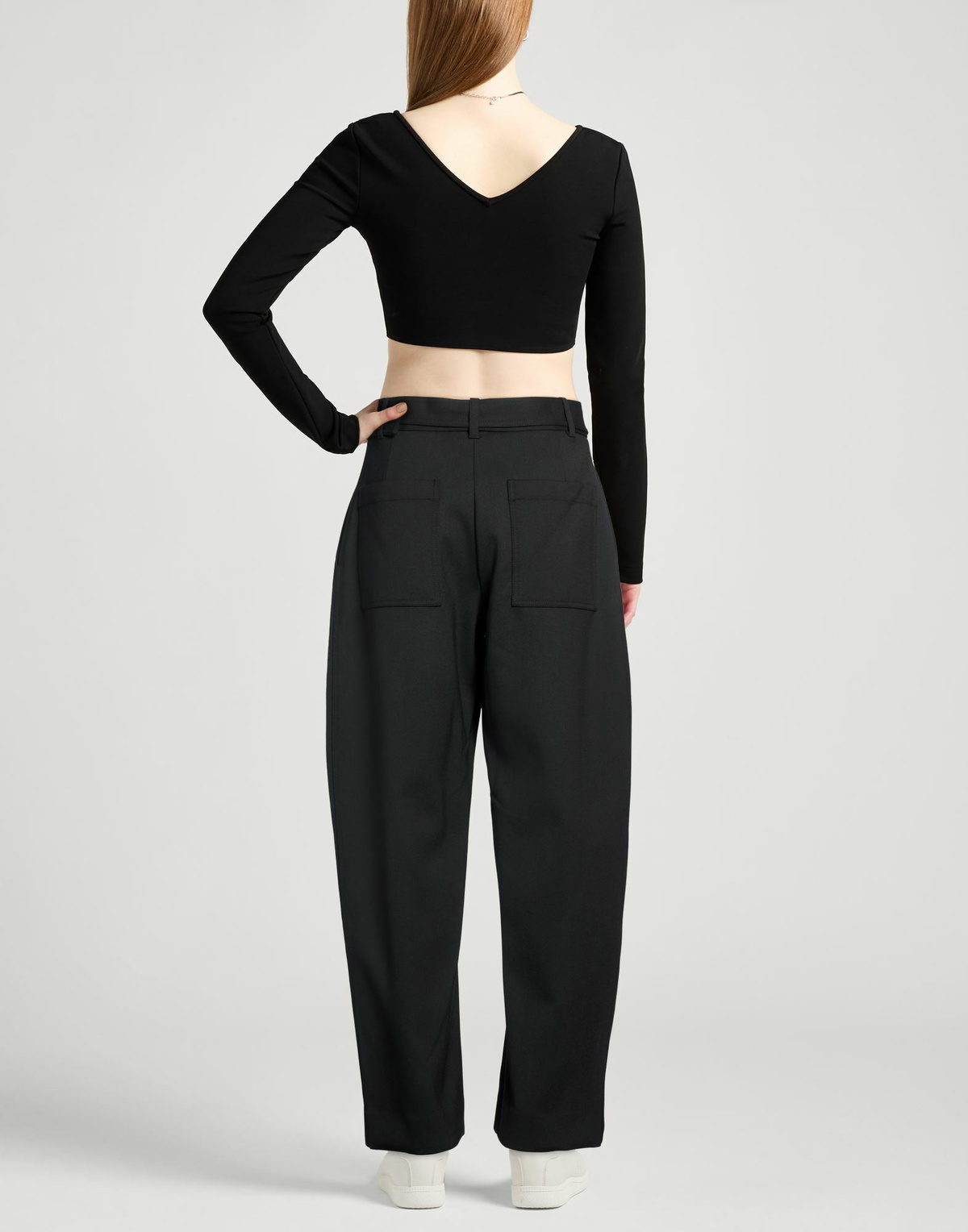 Studio Nicholson Womens Pants in Black