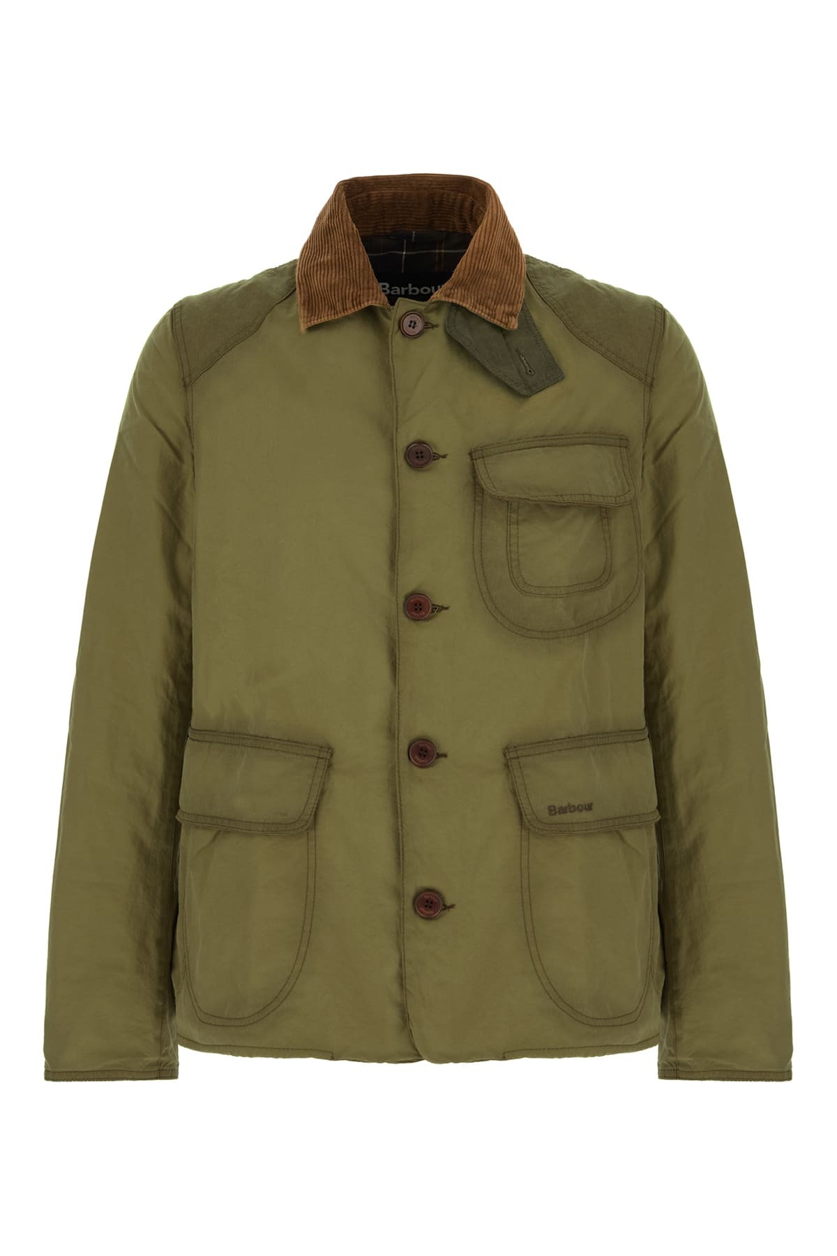 Barbour Olive Green Cotton Workwear Jacket