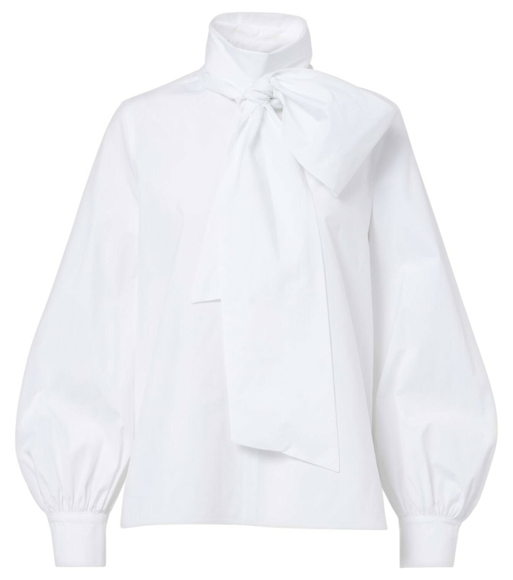 Photo: Max Mara Bosforo cotton-blend poplin blouse