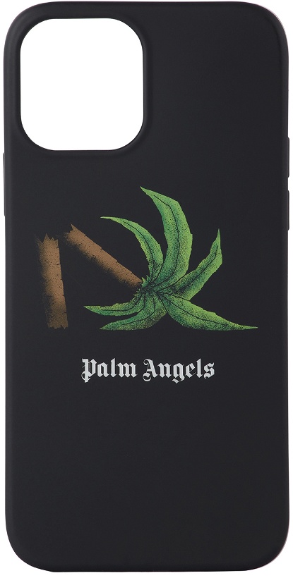Photo: Palm Angels Black Broken Palm iPhone 12/12 Pro Case