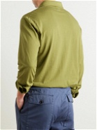 Massimo Alba - Ischia Cotton and Cashmere-Blend Polo Shirt - Green