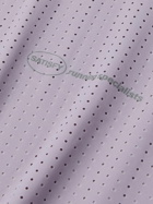 Satisfy - Embellished Logo-Print Appliquéd Space‑O™ Tank Top - Purple