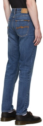 Nudie Jeans Blue Steady Eddie II Jeans