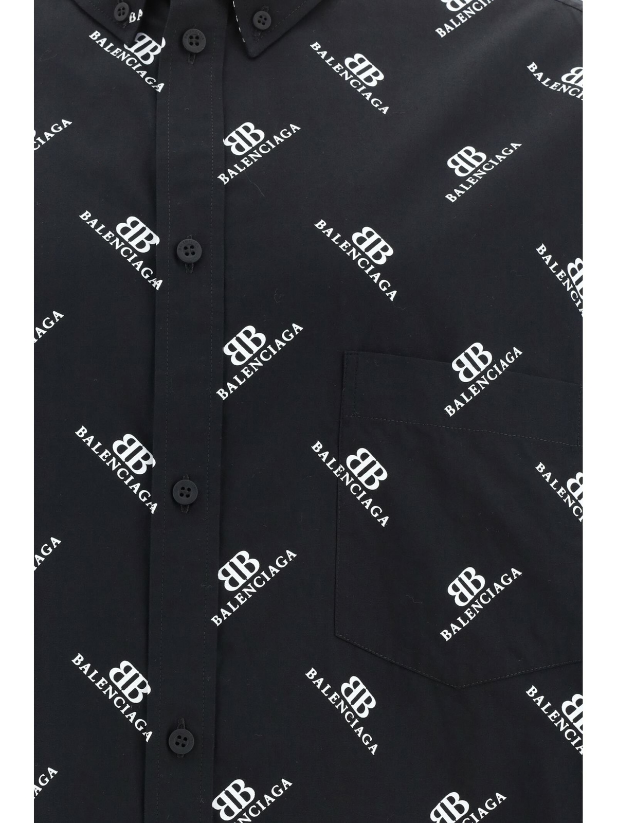 Balenciaga bb Monogram Logo Shirt Balenciaga