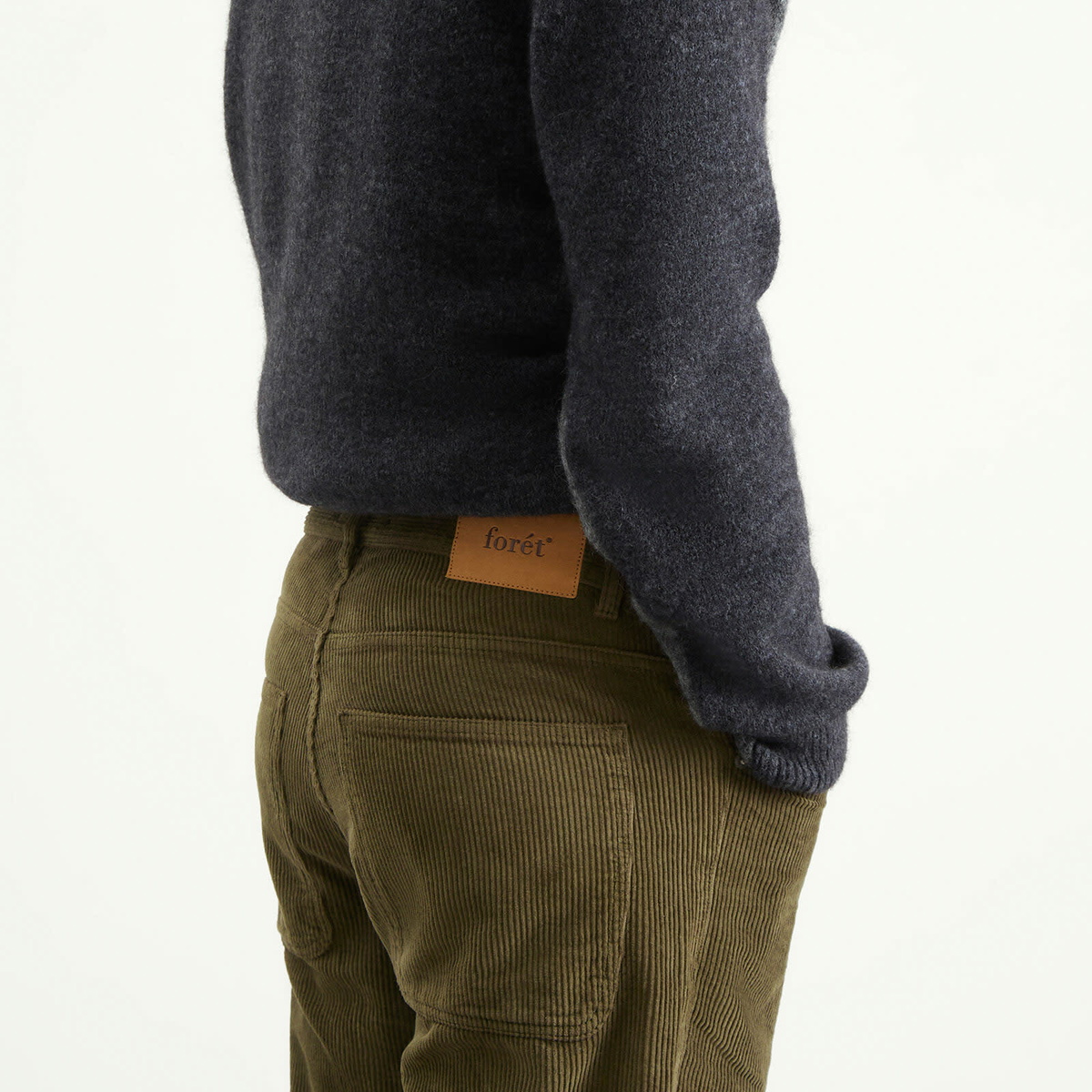 Foret Men's Heath Corduroy Jeans in Stone