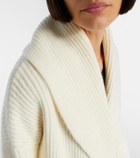 Vince Ribbed-knit wool-blend jacket