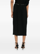 Jade Cropper Low-Waist Pencil Skirt