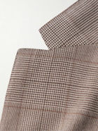Caruso - Figaro Checked Wool Blazer - Brown