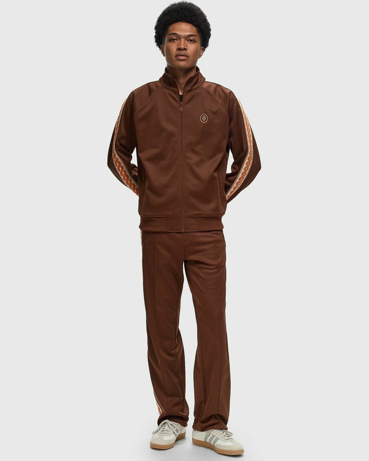 Drôle De Monsieur La Veste Survêtement Brown Track Jackets Drôle