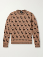 Moncler Grenoble - Jacquard Sweater - Brown