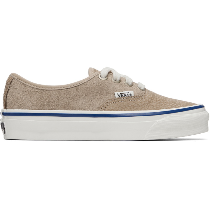 Photo: Vans Beige OTW Authentic 44 Siped Vibram Sneakers