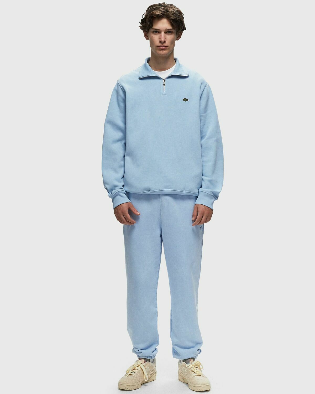 Lacoste 1/4 Zip Sweatshirt Blue Half Zips Lacoste