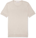 Orlebar Brown - Laughton Slim-Fit Silk and Cotton-Blend T-Shirt - Beige