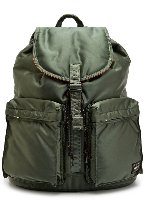 Photo: Porter Tanker Nylon Backpack - Green - One Size