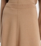 Jardin des Orangers Wool and cashmere midi skirt