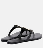Tory Burch Metal Miller leather thong sandals