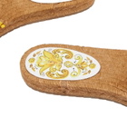 Dolce & Gabbana Women's Raffia and Printed in Espadrille