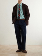 Drake's - Straight-Leg Cotton Trousers - Blue