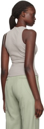 SRVC Gray Armour Tank Top