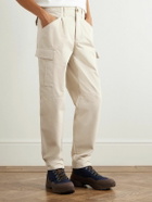 Brunello Cucinelli - Straight-Leg Virgin Wool-Flannel Cargo Trousers - Neutrals