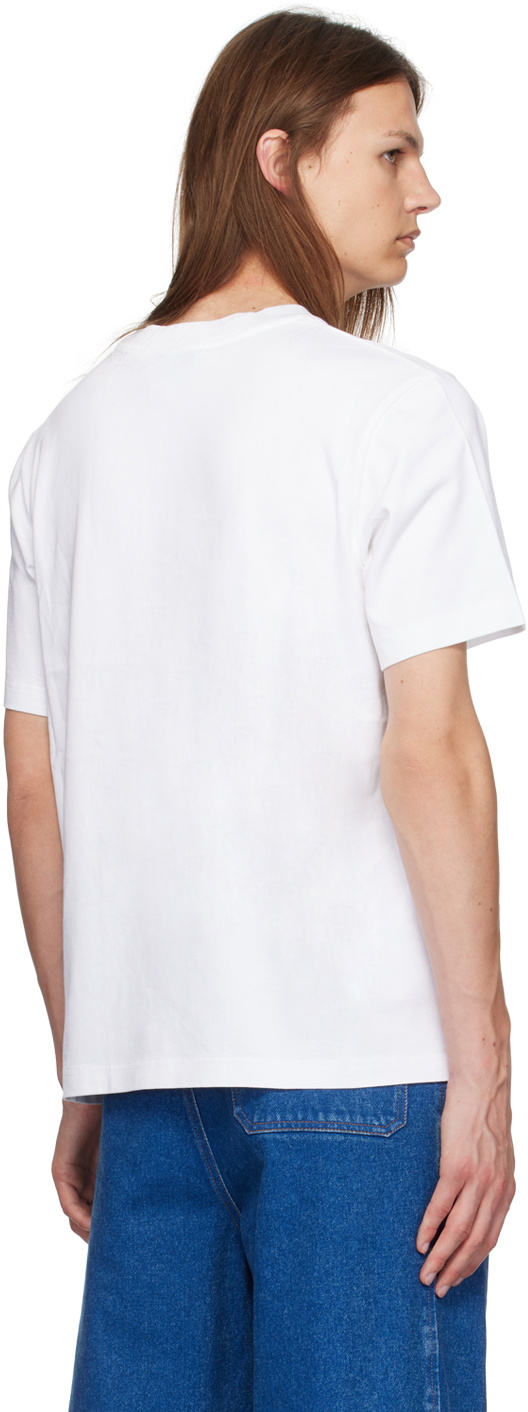 Casablanca White 'The Road To Knowledge' T-Shirt Casablanca