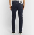 McQ Alexander McQueen - Strummer Skinny-Fit Panelled Stretch-Denim Jeans - Men - Blue
