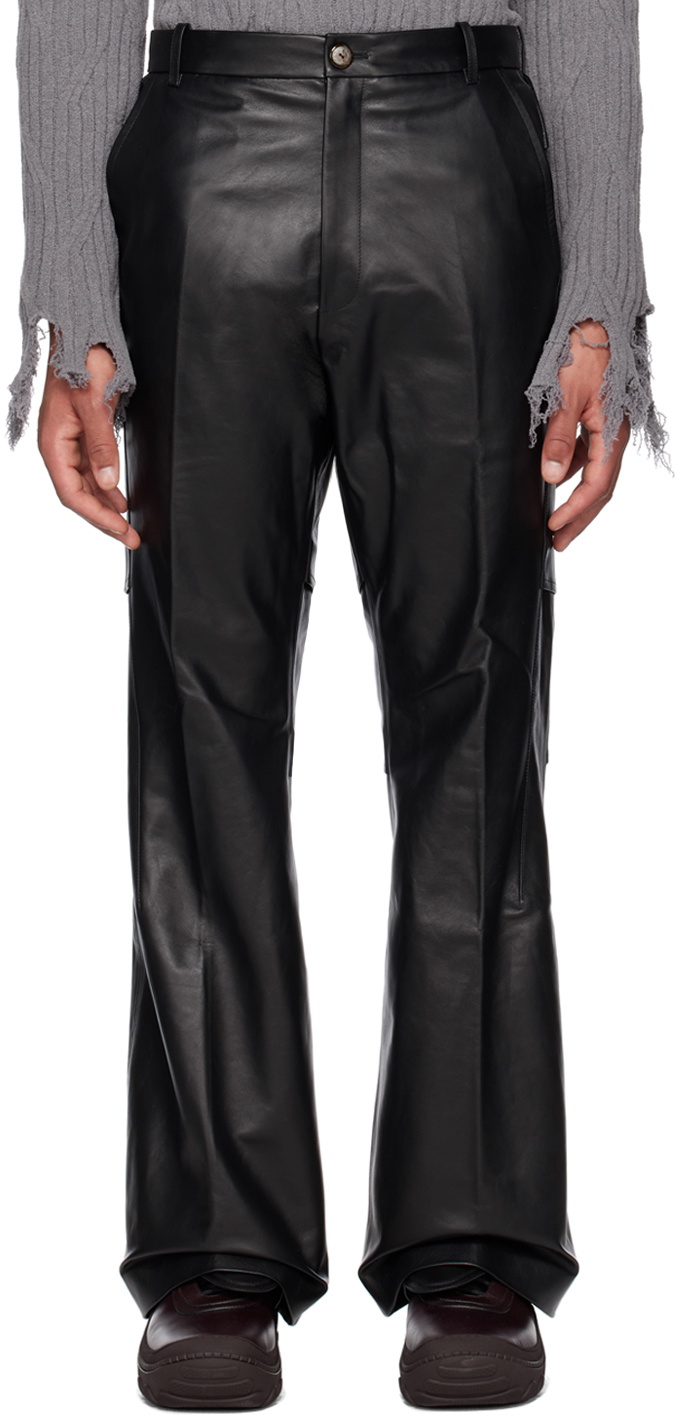 Kiko Kostadinov Black Ria Leather Pants Kiko Kostadinov