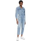 Citizens of Humanity Blue Denim Marta Jumpsuit