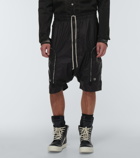 DRKSHDW by Rick Owens - Bauhaus Pods drawstring shorts