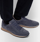 Officine Creative - Keino Perforated Suede Sneakers - Men - Navy