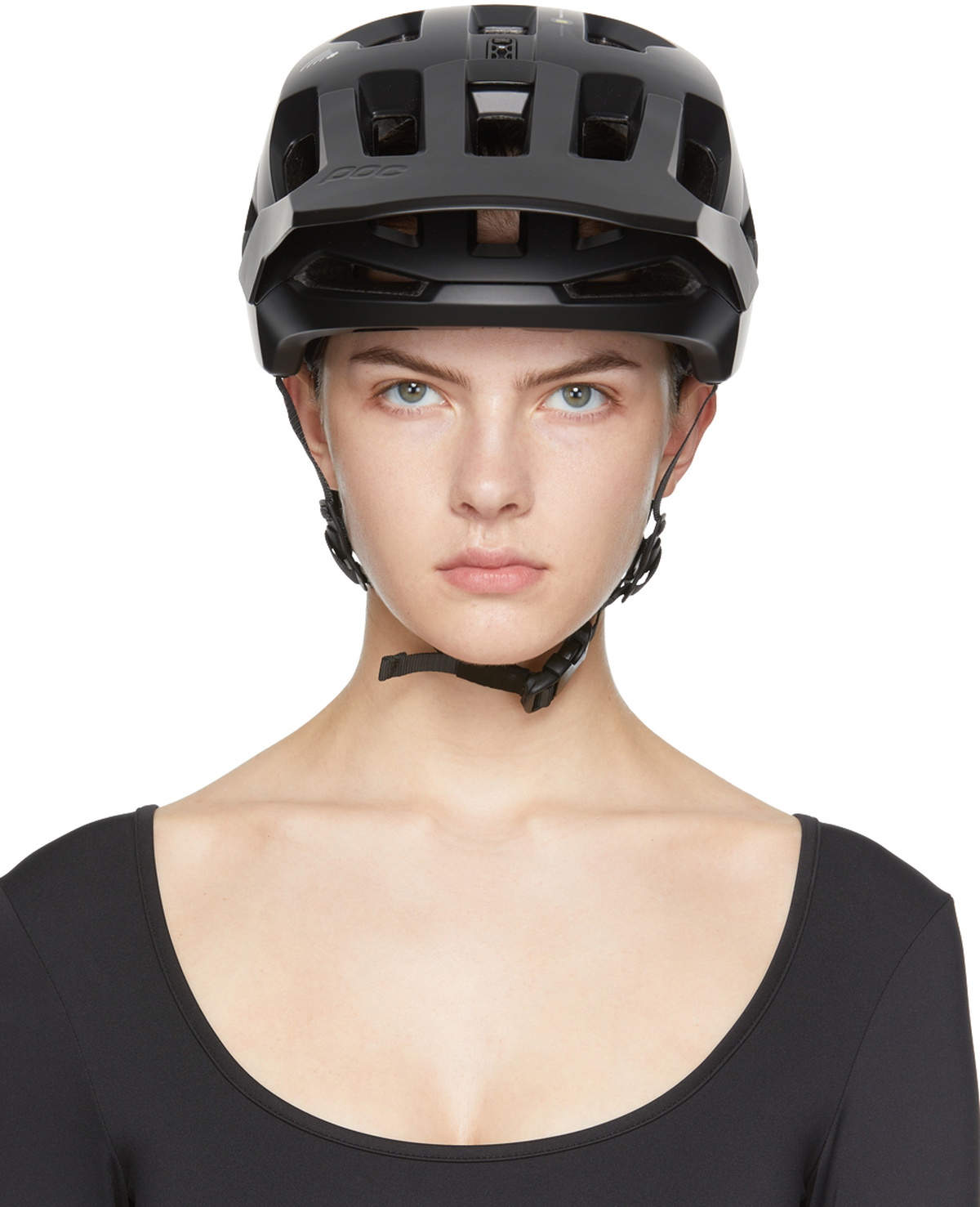 POC Black & White Kortal Race MIPS Cycle Helmet POC