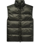 Theory - Slim-Fit Quilted Shell Down Gilet - Dark green