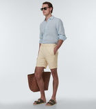 Orlebar Brown Louis striped cotton shorts