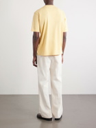 Beams Plus - Embroidered Cotton Polo Shirt - Yellow