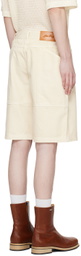 AFTER PRAY Off-White Sailor Denim Shorts