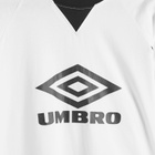 Umbro Panelled Long Sleeve Football Jersey in Brillant White