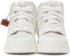 Acne Studios Off-White Leather High-Top Sneakers
