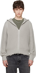 Won Hundred Gray Glasgow Knit Hoodie