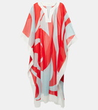 Dries Van Noten Printed cotton kaftan