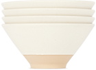 Lineage Ceramics White Ramen Bowl, 4 pcs