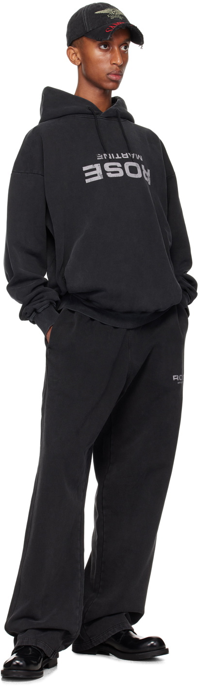 Martine Rose Black Classic Hoodie