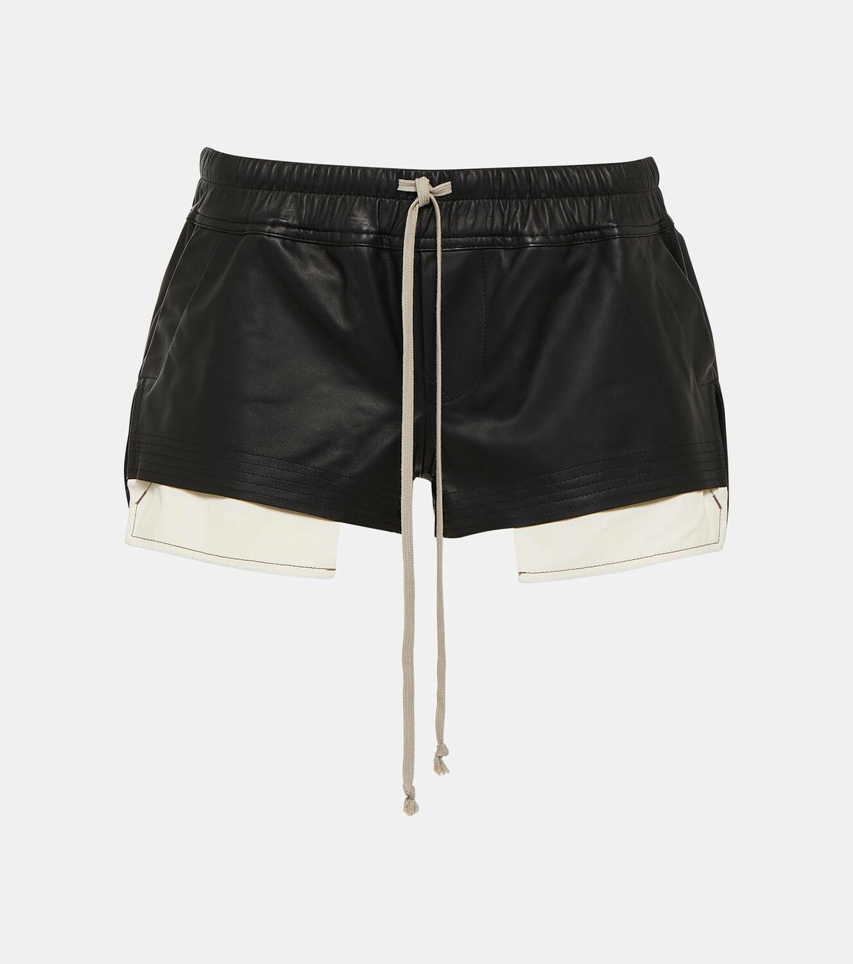Rick Owens Fog レザーショートパンツ 38 Rick Owens Fog レザーショートパンツ 38